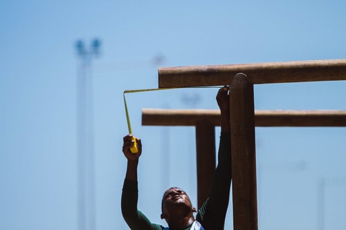In Brazil, a sports space at the beach
