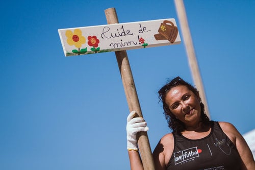 In Brazil, a sports space at the beach