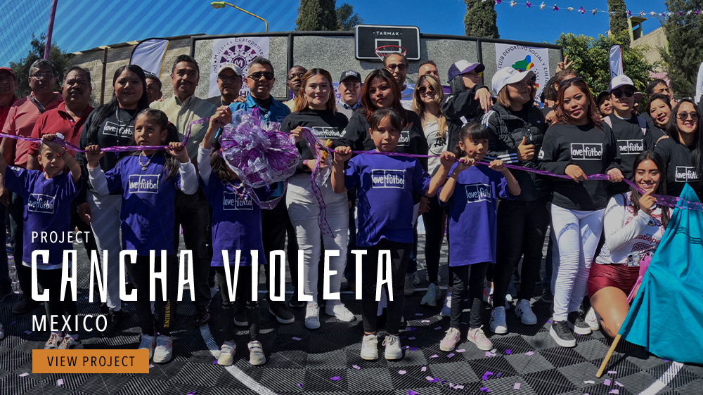 cancha violeta